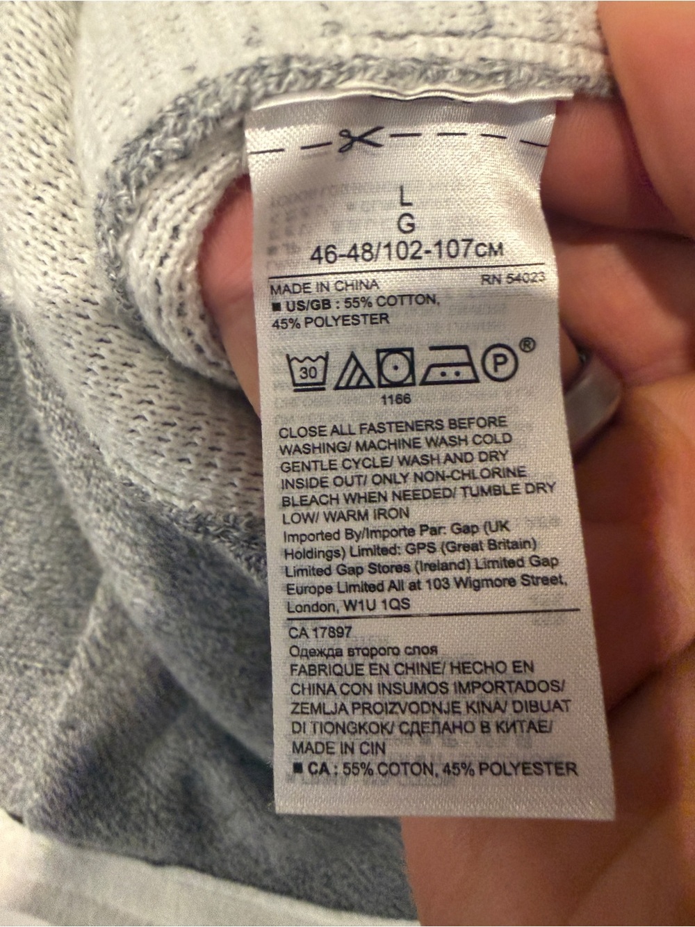 Banana Republic Gray Zip-Up Men's Sweater - Picture 3 of 4